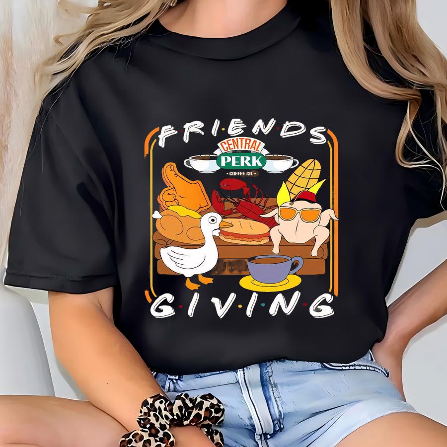 The One Where It's Thanksgiving Sweatshirt, Thanksgiving Friends Shirt, Tv Series Fan Shirt, Friendsgiving Turkey Shirt,thanksgiving Episode T-shirt