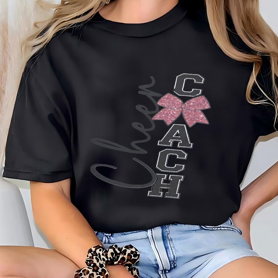 Custom Cheer Sweatshirt Personalized Cheerleading Crewneck Mascot School Colors Shirt Cheerleader Shirt Gift With Name T-shirt