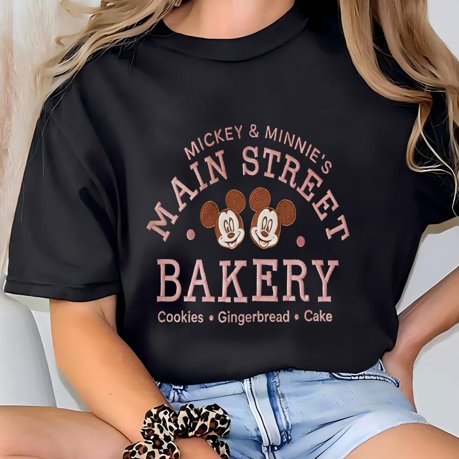 And Main Street Bakery Sweatshirt, Christmas Gingerbread Shirt, Christmas Cookies, Family Matching T-shirt