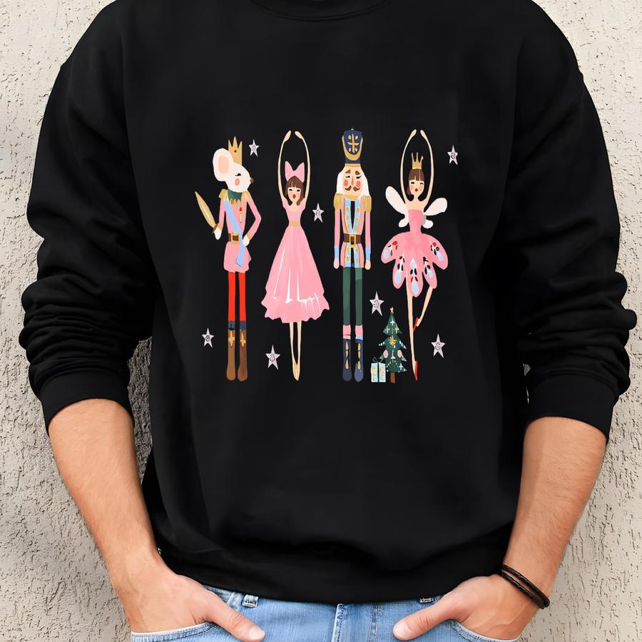 Toddler Nutcracker Chrsitmas Shirt, Kids Chritmas Gift, Nutcracker Chrsitmas Shirt, Girls Christmas Tshirt, Nutcracker Ballet Chritmas Shirt Sweatshirt