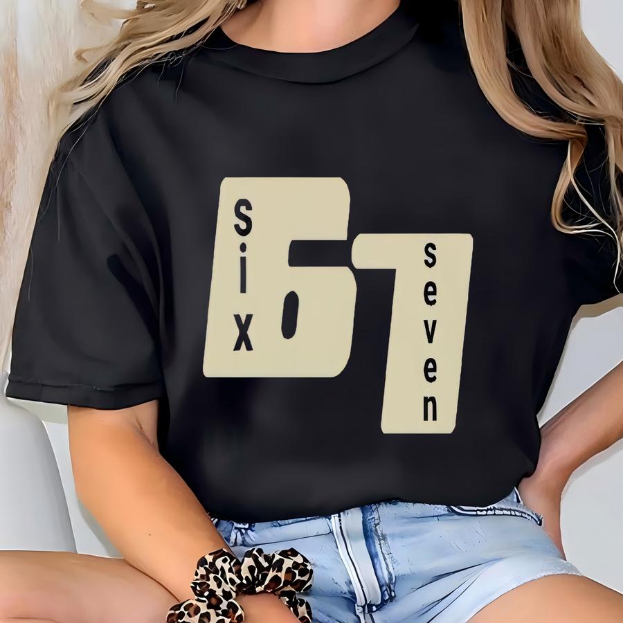 Kids 67 Meme Shirt| 6 7 Hooded Sweatshirt | Youth Six Seven Hoodie T-shirt