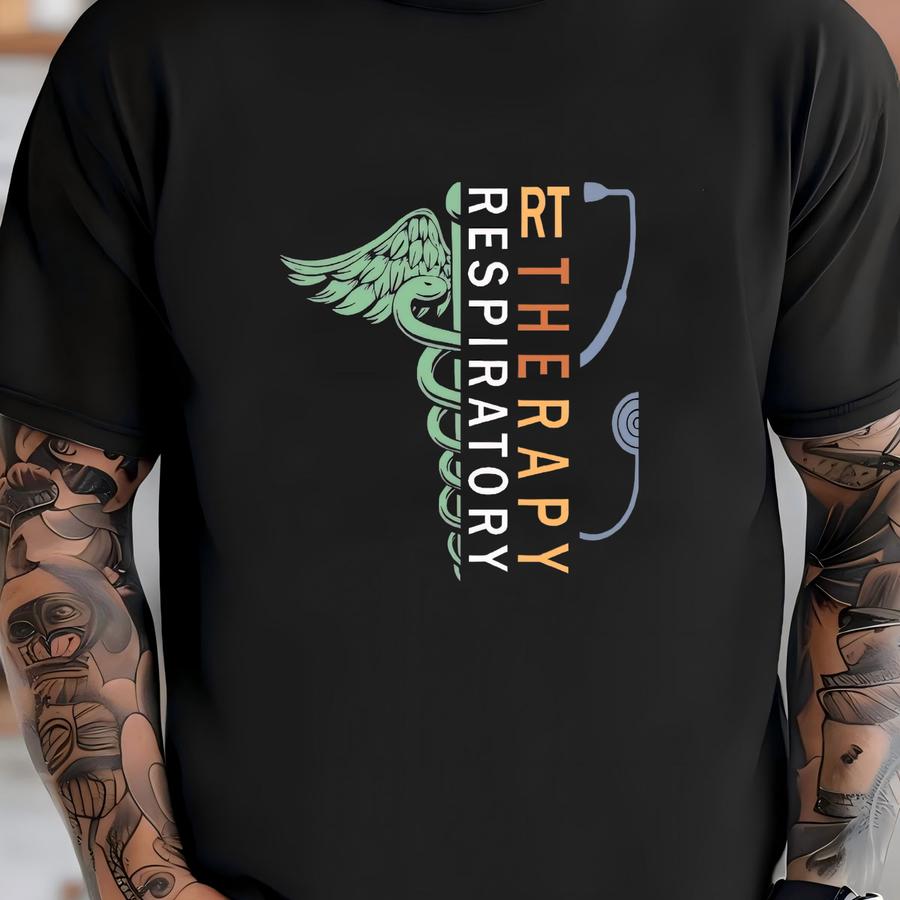 Custom Name Respiratory Therapist Tshirt, Custom Healthcare Worker, Respiratory Therapist Shirt, Medical Rt Nurse Gift, Rt Tshirt Shirt