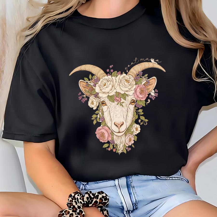 Goat Mama Sweatshirt,goat Lover Shirt,goat Women Sweatshirt,gift For Goat Mom,goat Owner Gifts,farm Animal Sweatshirt,goat Farmer Gift T-shirt