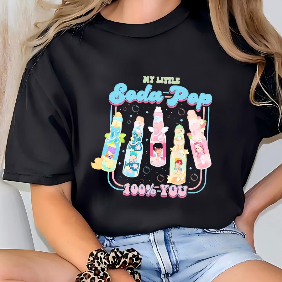 My Little Soda Pop Saja Boys Sweatshirt, Cute Pop Music Fan Hoodie, Kpop Inspired Sweatshirt, Stylish Boy Band Graphic Hoodie T-shirt