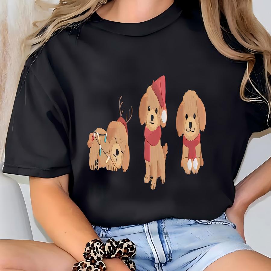 Christmas Poodle Sweatshirt: Dog Owner Christmas Gift | Poodle Christmas Sweatshirt | Dog Mom Sweater T-shirt