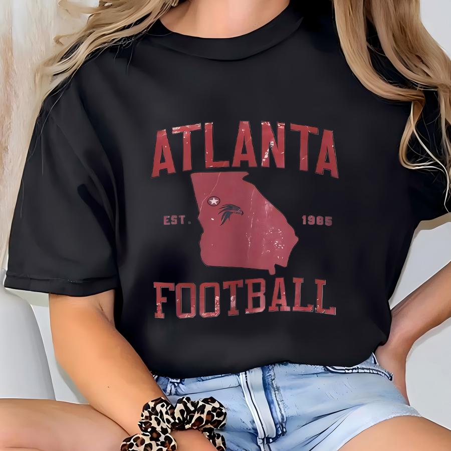 Vintage Falcons Sweatshirt, Football Unisex Sweatshirt, Gift For Fan, Sport Clothing, Atlanta Falcons, Football Team 2025 T-shirt