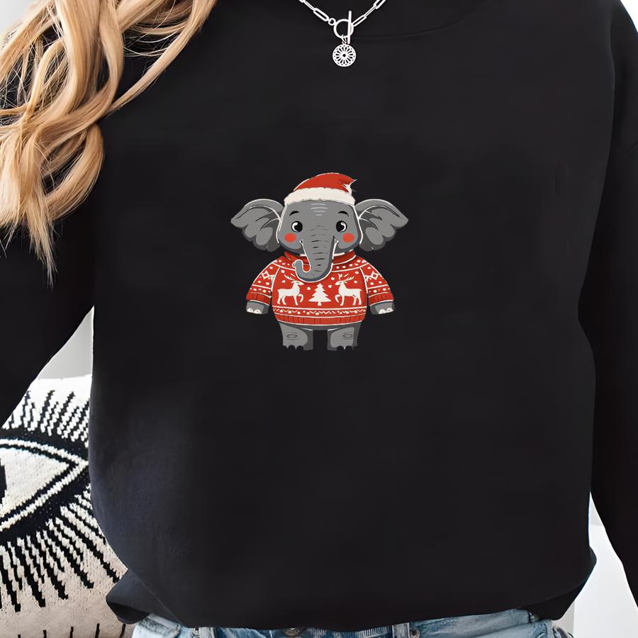 Best White Elephant Sweatshirt, Trending Christmas Tshirt, Funny Christmas Hoodie, Animal Christmas Gift, Holiday Season Shirt, Xmas Gift Sweatshirt
