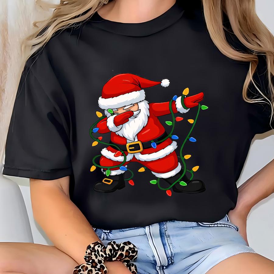 Santa Says Six Seven Shirt, Funny Generation Z, Funny Santa Shirt, Viral Internet Meme Humor Shirt, Number Meme Shirts, 6 7 Meme Christmas T-shirt