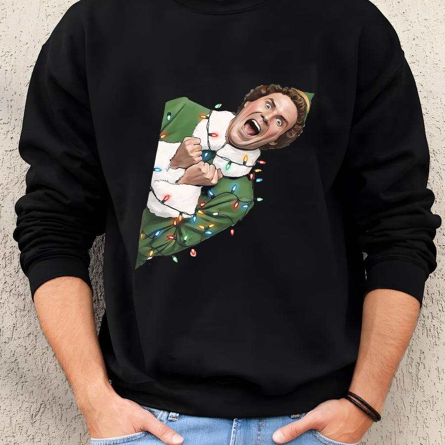 Elf Shirt, Funny Elf Shirt, Funny Christmas Shirt, Christmas Movie Shirt, Festive Christmas Shirt, Women Christmas Shirt Sweatshirt