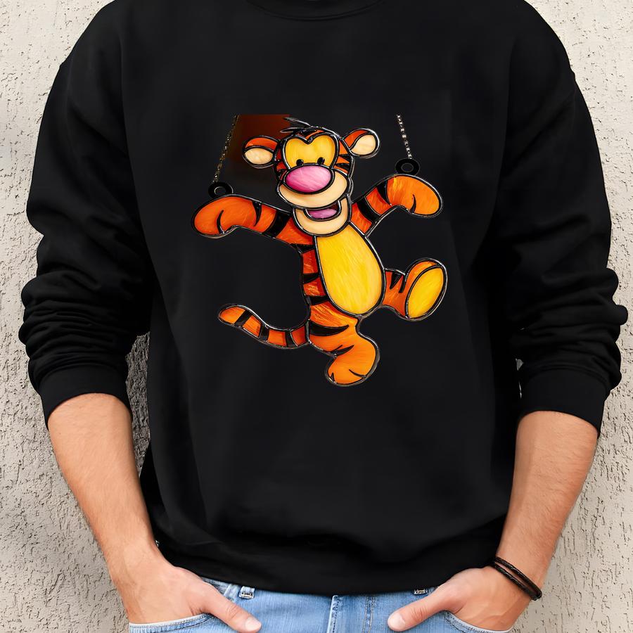 Tigger Suncatcher: Window Decor, Acrylic Ornament Sweatshirt
