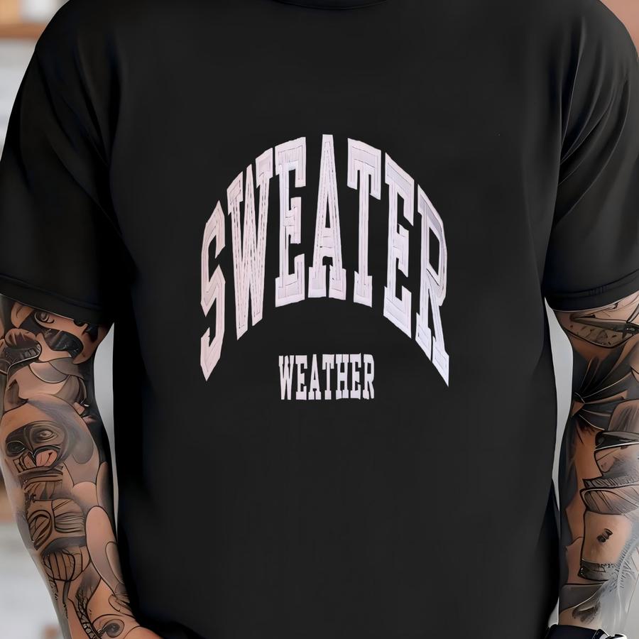 Sweater Weather Sweatshirt, Cozy Sweatshirt, Fall Sweatshirt, Retro Fall Crewneck, Womens Fall Sweater, Cozy Sweater Weather T-shirt