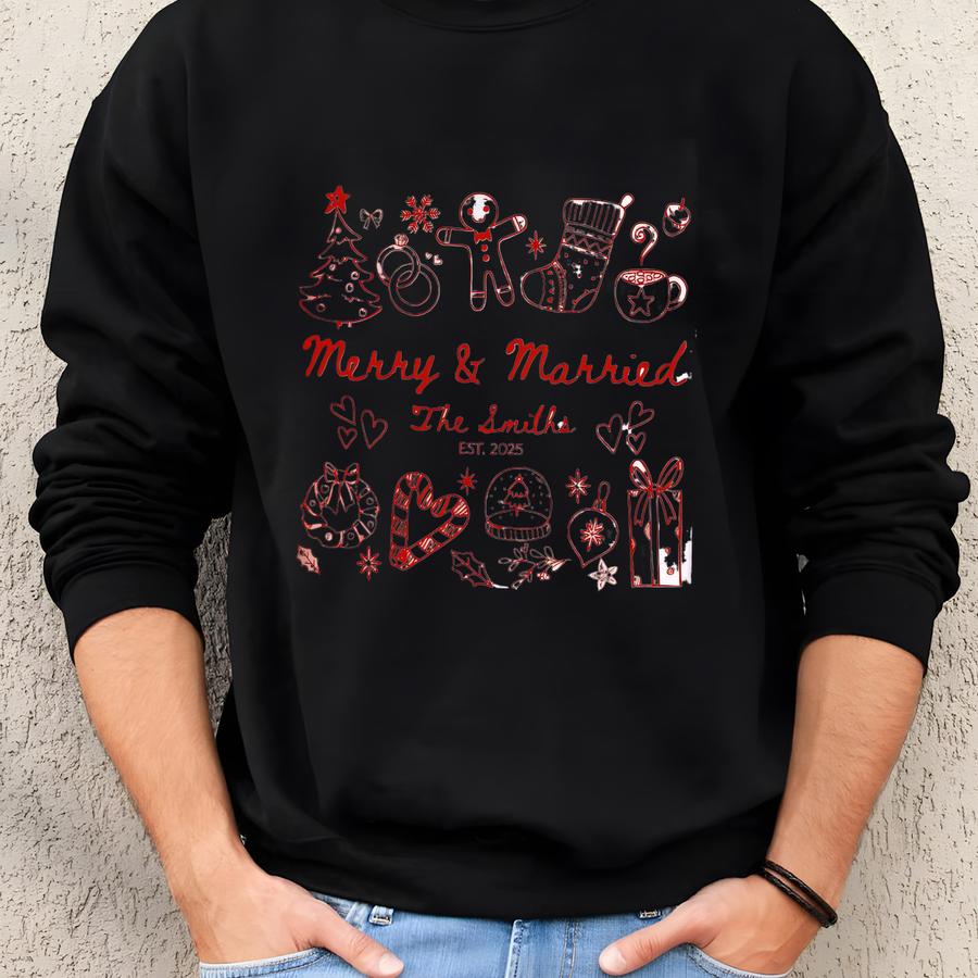 Christmas Bachelorette Party Custom Mugs Merry And Married Christmas Bridal Coffee Cups Custom Bachelorette Ceramic Mug Winter Bachelorette Sweatshirt