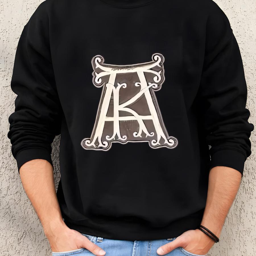Vintage Akademiks Jacket Men's Xl Brown Button Snap Stitched Wool Blend Bomber Sweatshirt