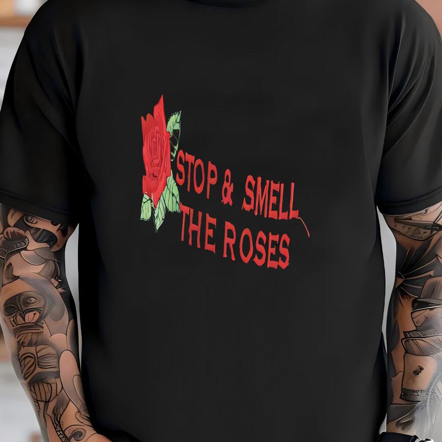 Stop And Smell The Roses Cap Vintage Stop And Smell The Roses Hat Cap Shirt