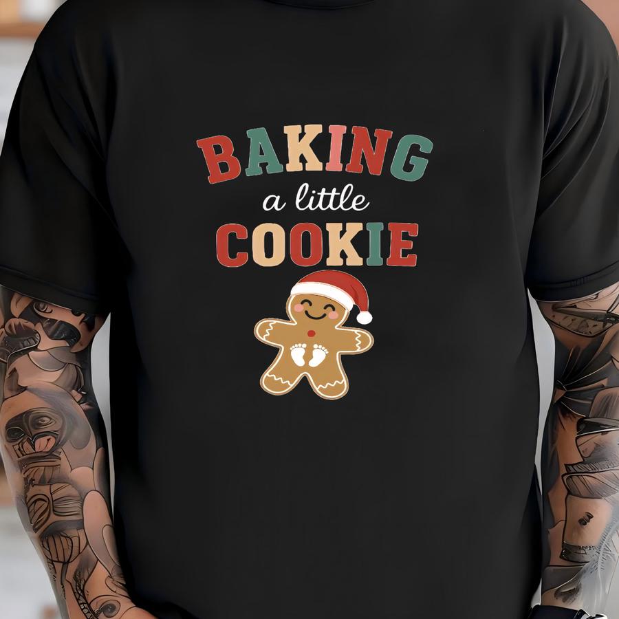 Growing A Little Cookie Tshirt, Maternity Christmas Shirt, Christmas Pregnancy Announcement Shirt, Funny Baby Reveal, New Mom Gift Shirt Growing A Little Cookie Tshirt, Maternity Christmas Shirt, Christmas Pregnancy Announcement Shirt, Funny Baby Reveal, New Mom Gift Shirt