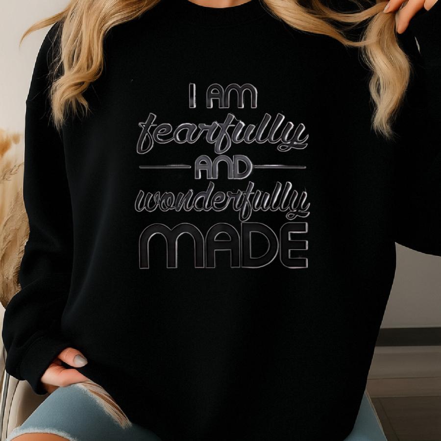 Custom Made Fearfully And Wonderfully Made Sweatshirt