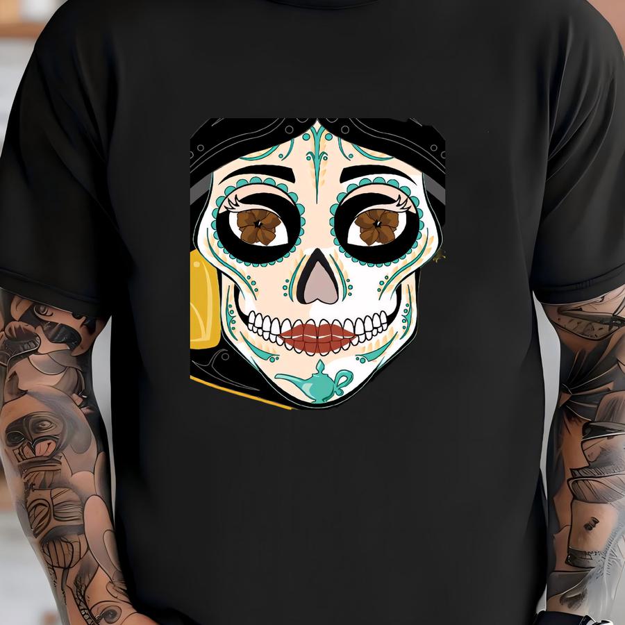 Jasmine Sugar Skull 11x14 Print T-shirt