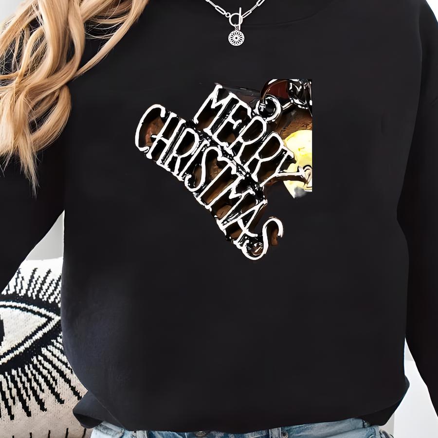 South Dakota Christmas Ornament, Dated Personalized Custom Souvenir State Gift, Small Sweatshirt