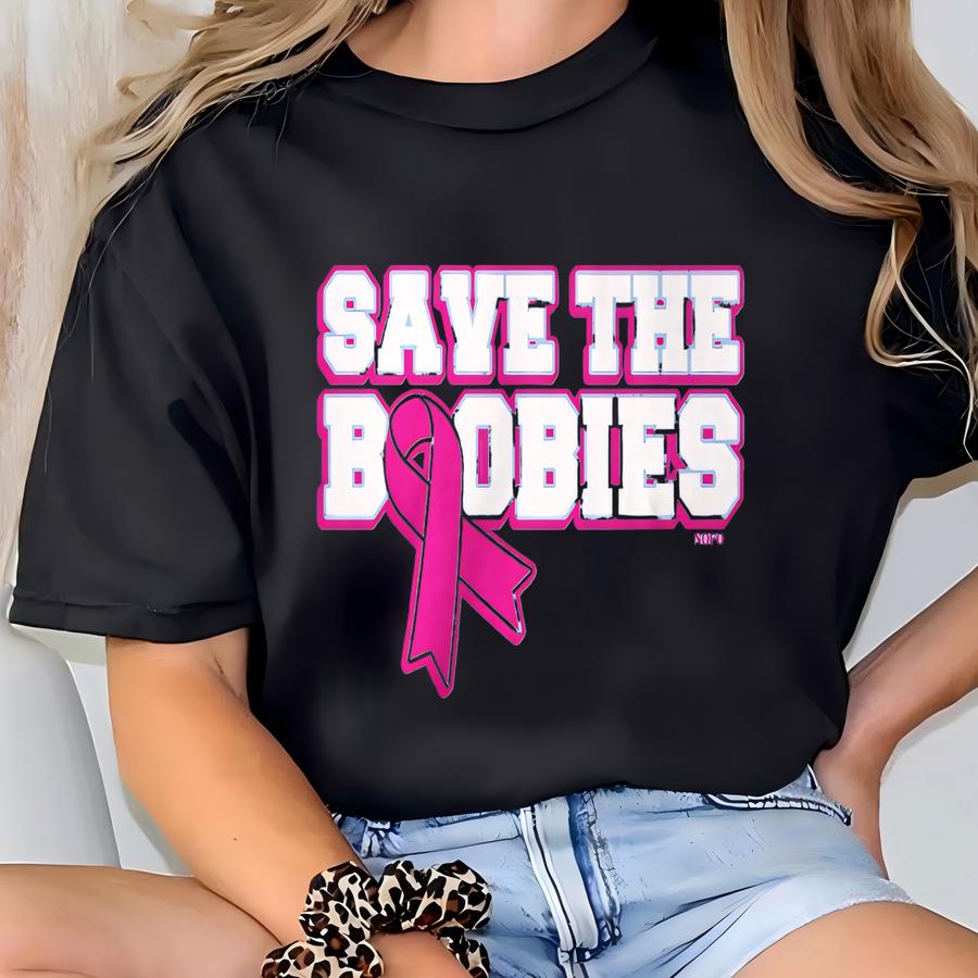 Save The Boobies, Breast Cancer Men's Hoodie, Nofo_00675 T-shirt