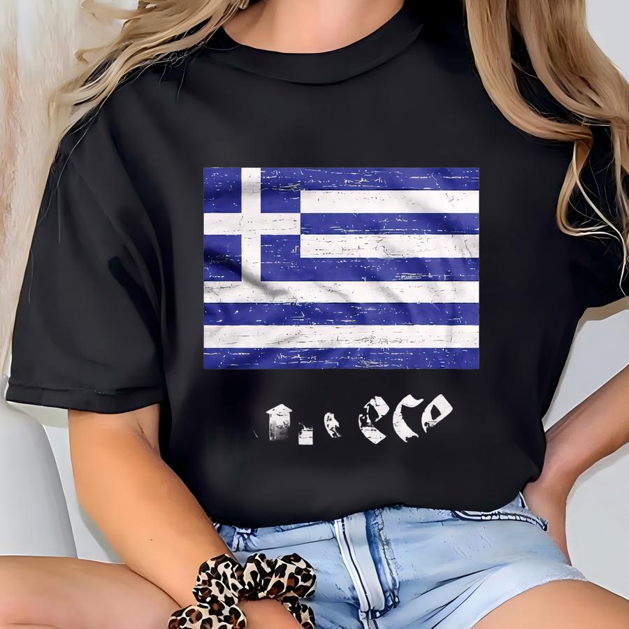 Flag Of Greece, As Pride, Greek Flag Men's Hoodie, Nofo_00040 T-shirt