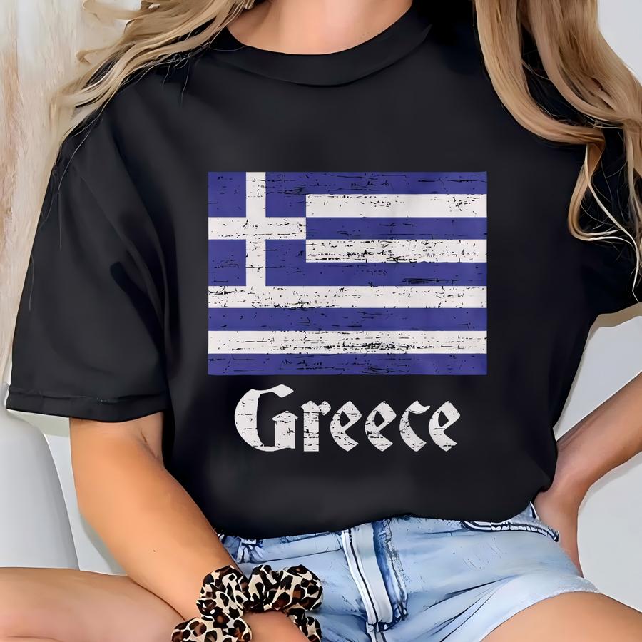 Flag Of Greece, As Pride, Greek Flag Women's Hoodie, Nofo_00040 T-shirt