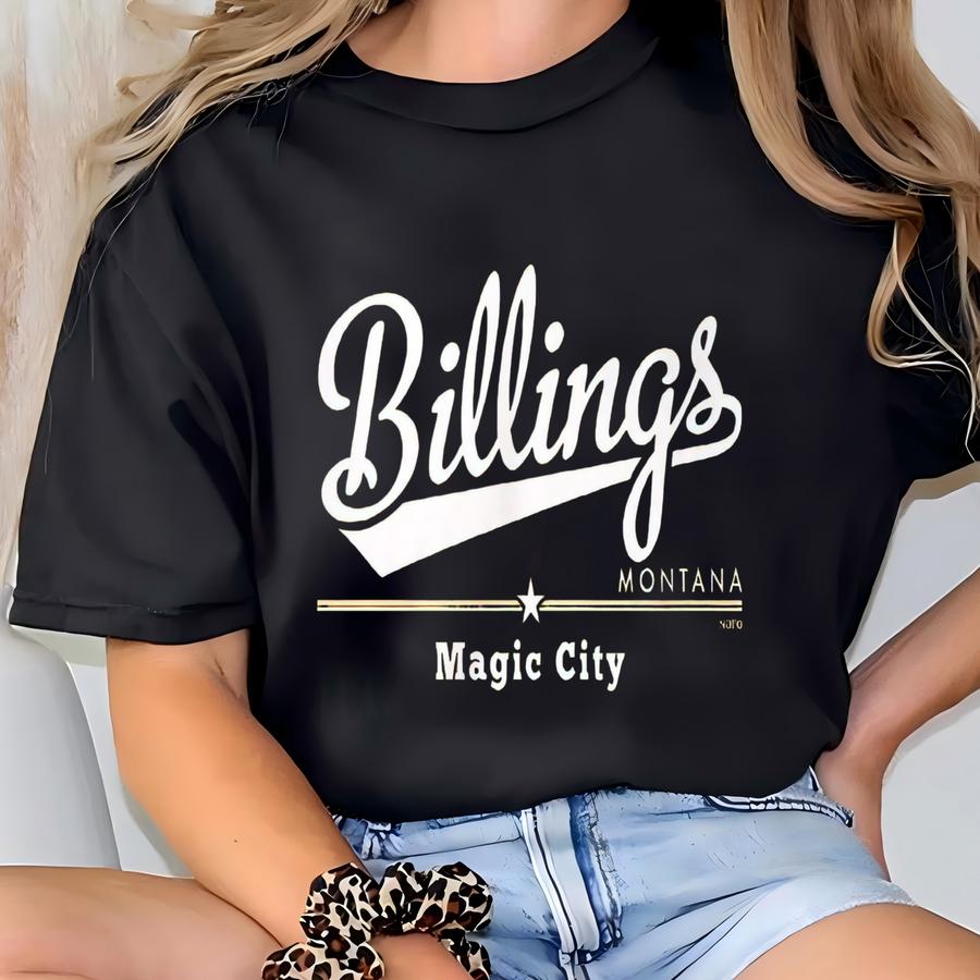 Billings, Montana, Magic City Men's Hoodie, Nofo_01193 T-shirt