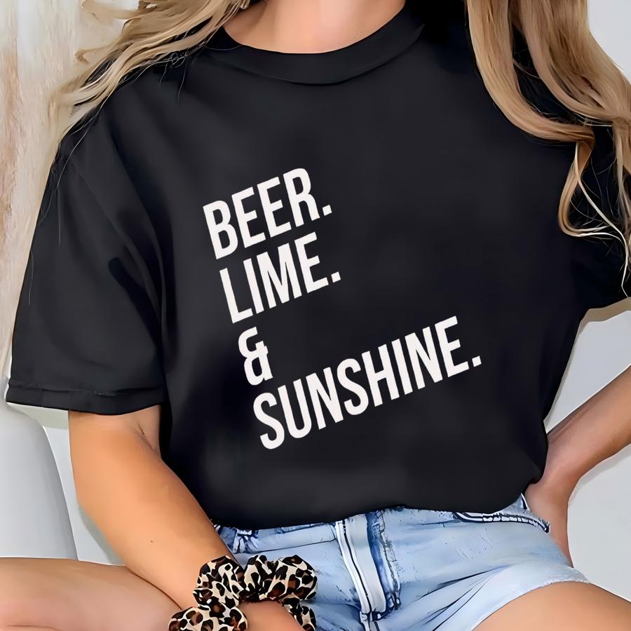 Beer, Lime, Sunshine Tee T-shirt