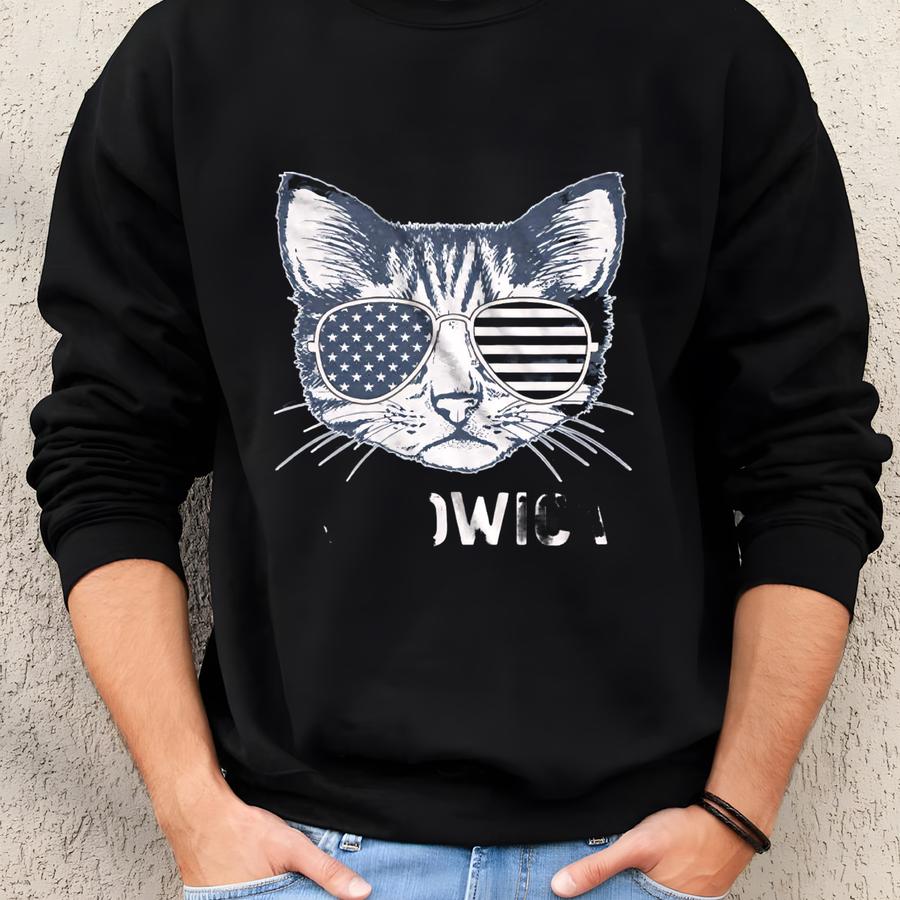 Meowica Tank - 4th Of July Shirt - Usa - America - Cat - Animals - Independence - Tank Top - Patriotic - Alcohol - Graphic Tee - Summer Sweatshirt