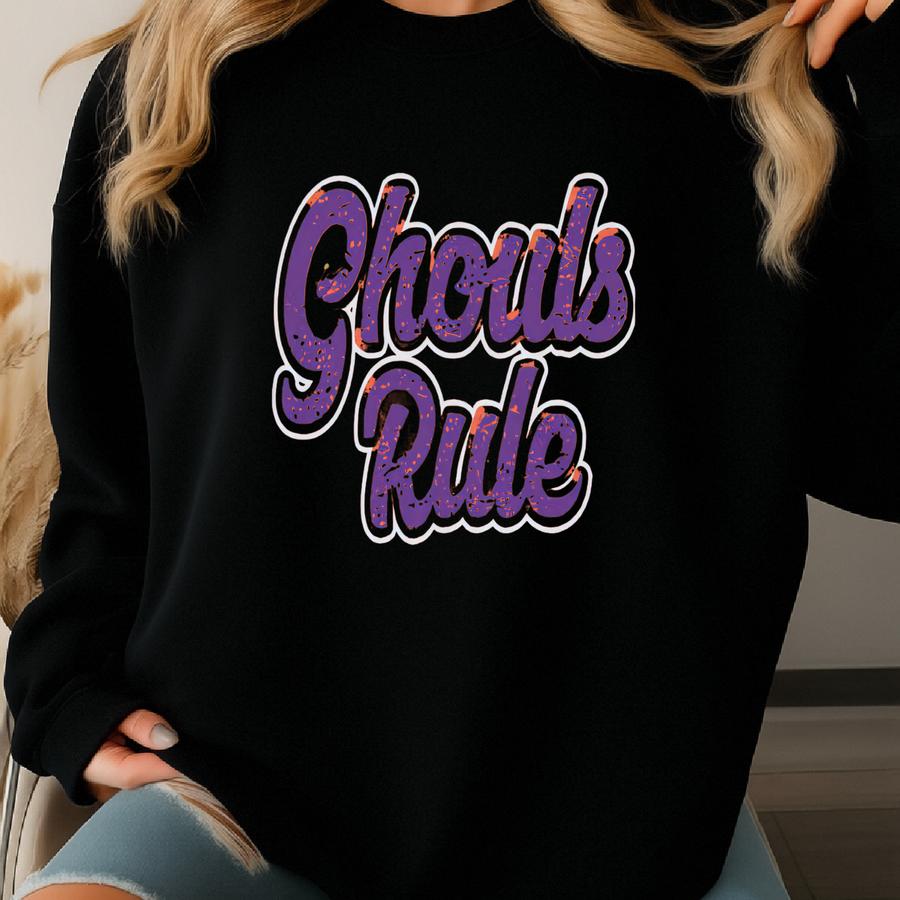 Ghouls Rule Halloween Shirt Sweatshirt