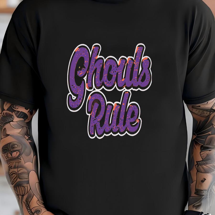 Ghouls Rule Halloween Shirt T-shirt
