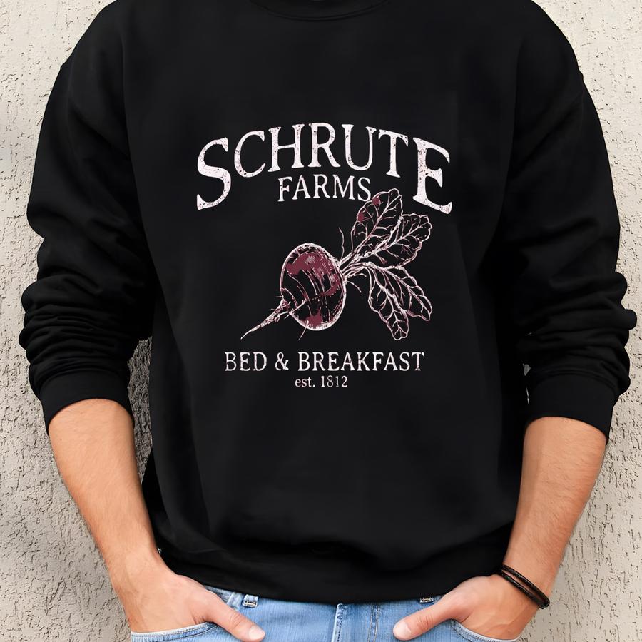 Schrute Farms Shirt, Schrute Farms, The Office, Dwight Schrute, Graphic Tee, Michael Scott, Jim Halpert Sweatshirt