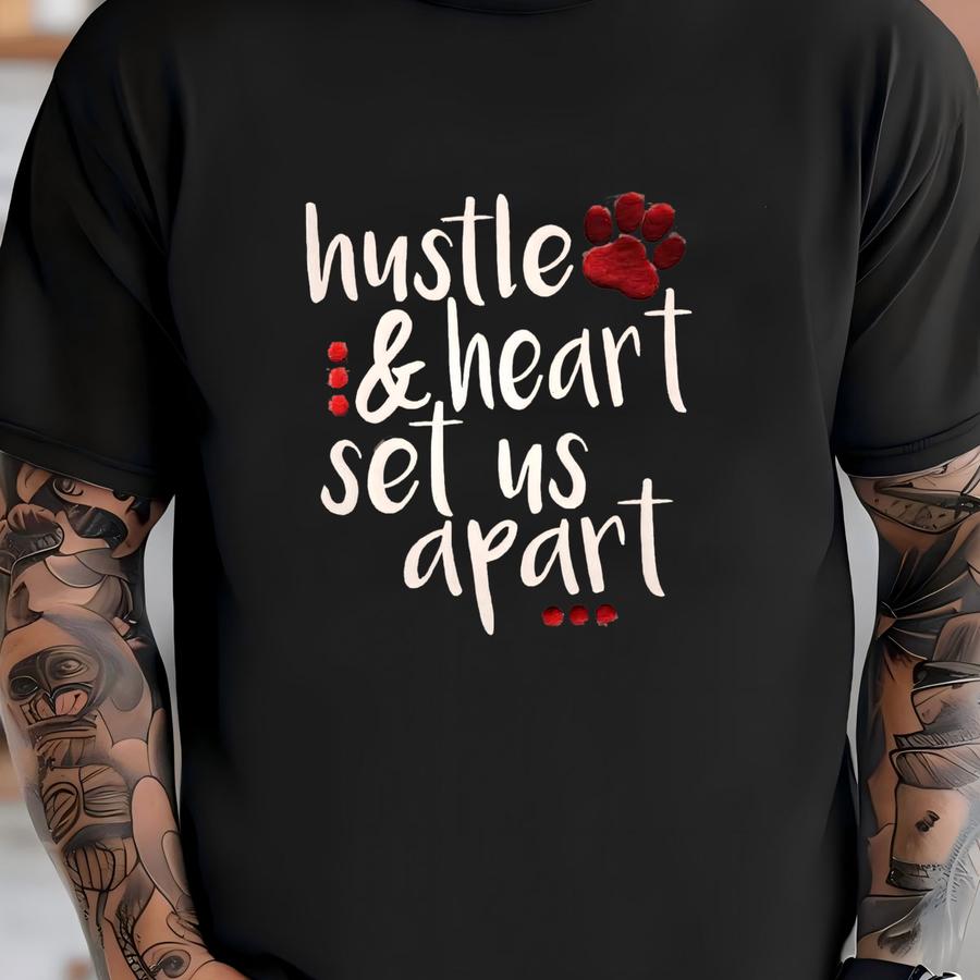 Custom Made Hustle Heart Set Us Apart Hoodie T-shirt