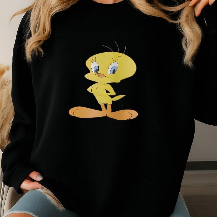 Vintage Tweety Bird 1990s Sweatshirt Small / Medium / Looney Tunes/ 1990s Warner Bros Anime Cartoon Graphic Sweater / Pullover / Crewneck Sweatshirt