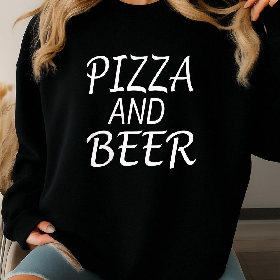 Men's Pizza And Beer T-shirts-tees-pizza Funny Shirts-cool Shirt-father Day- Dad Gift-husband Gift-pizza Tee-pizza Shirts-mens Tee Shirts Sweatshirt