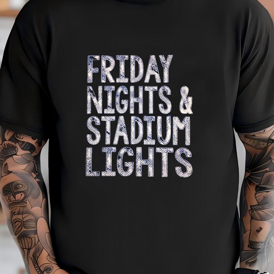 Custom Made Friday Nights Stadium Lights Hoodie T-shirt