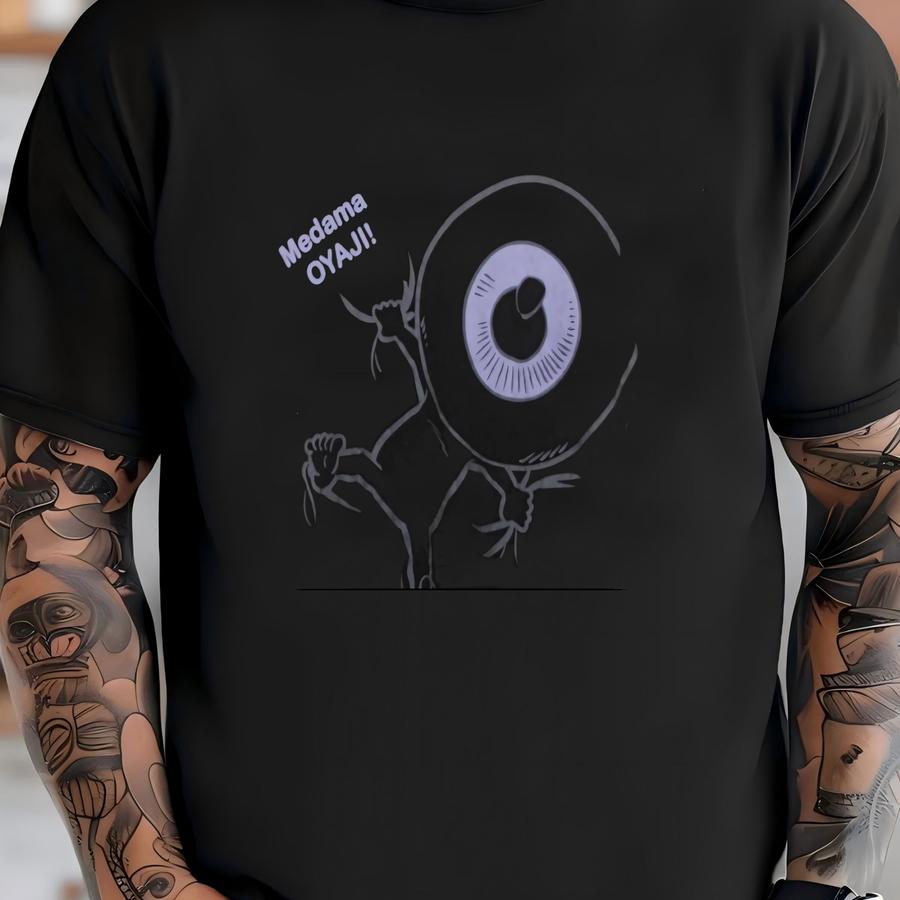 Vintage Gegege No Kitarō Mizuki Shigeru 1990s Japanese Anime T Shirt Small Supernatural Horror Cartoon Manga Comedy Tee T-shirt