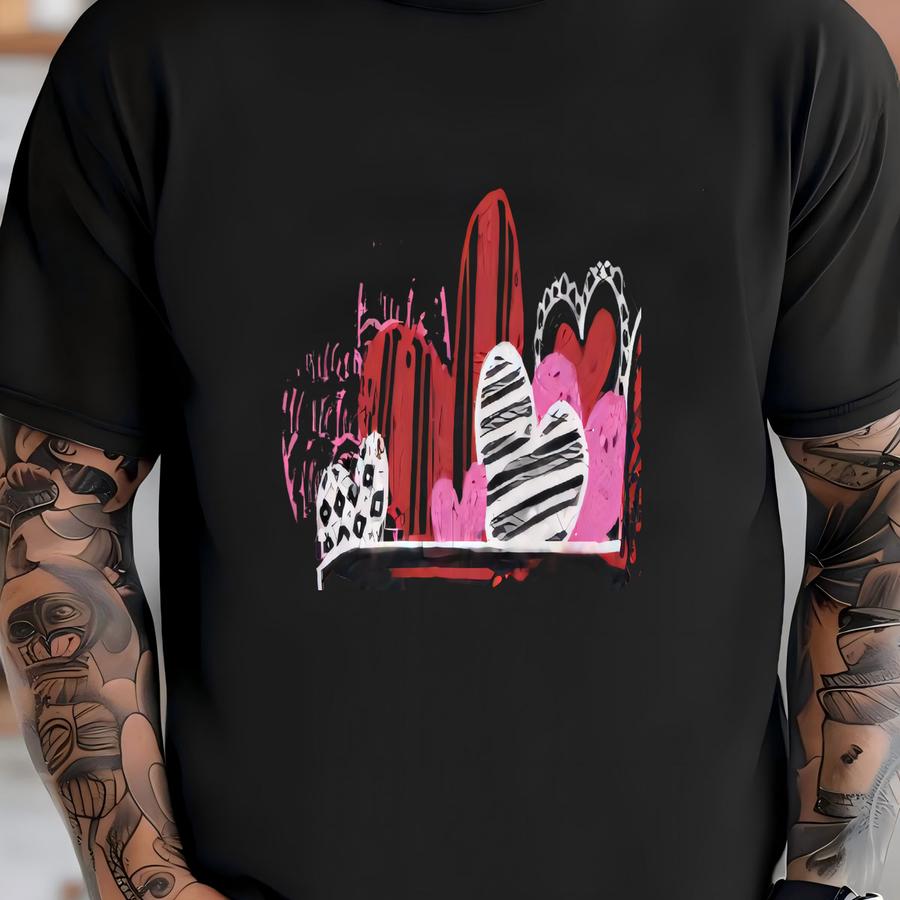 Truck Of Hearts Valentines Tshirt T-shirt