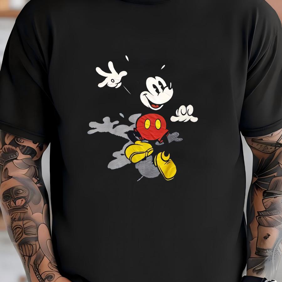 Rare!! Vintage Mouse Walt Cartoon Pullover Jumper Sweatshirt T-shirt