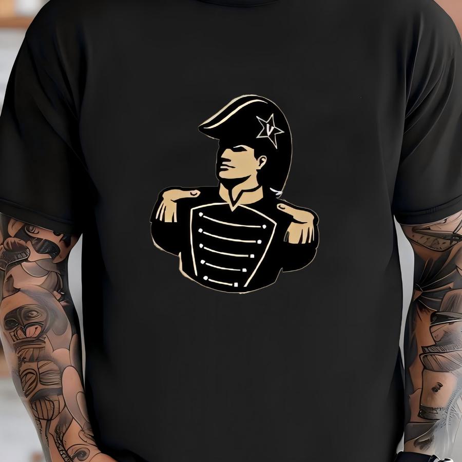 Ncaa Vanderbilt University Commodores Black Gold #1178 100% Cotton Fabric For Quilting By Sykel! T-shirt