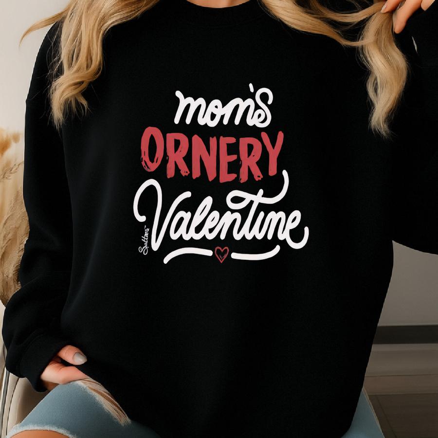 Mom's Valentine Youth Tshirt Sweatshirt