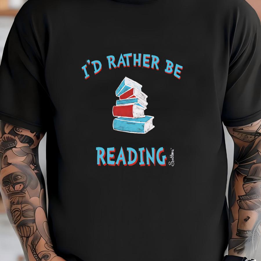 Rather Be Reading Books Kids Tshirt T-shirt