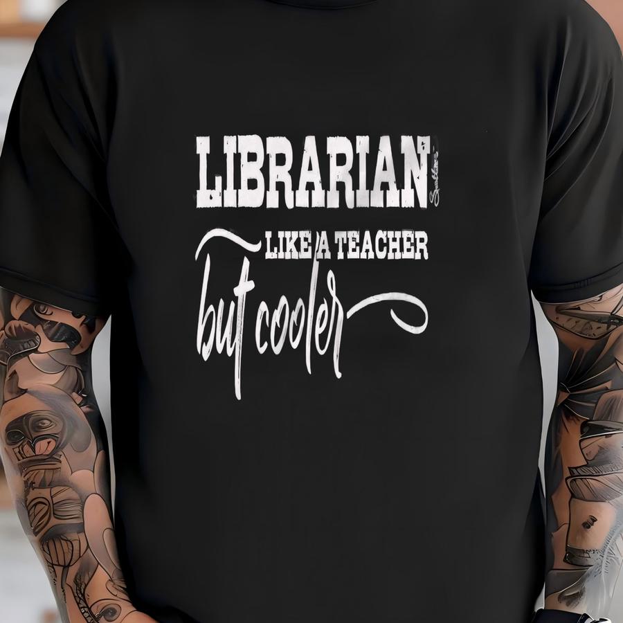 Funny Librarian V-neck Hoodie T-shirt