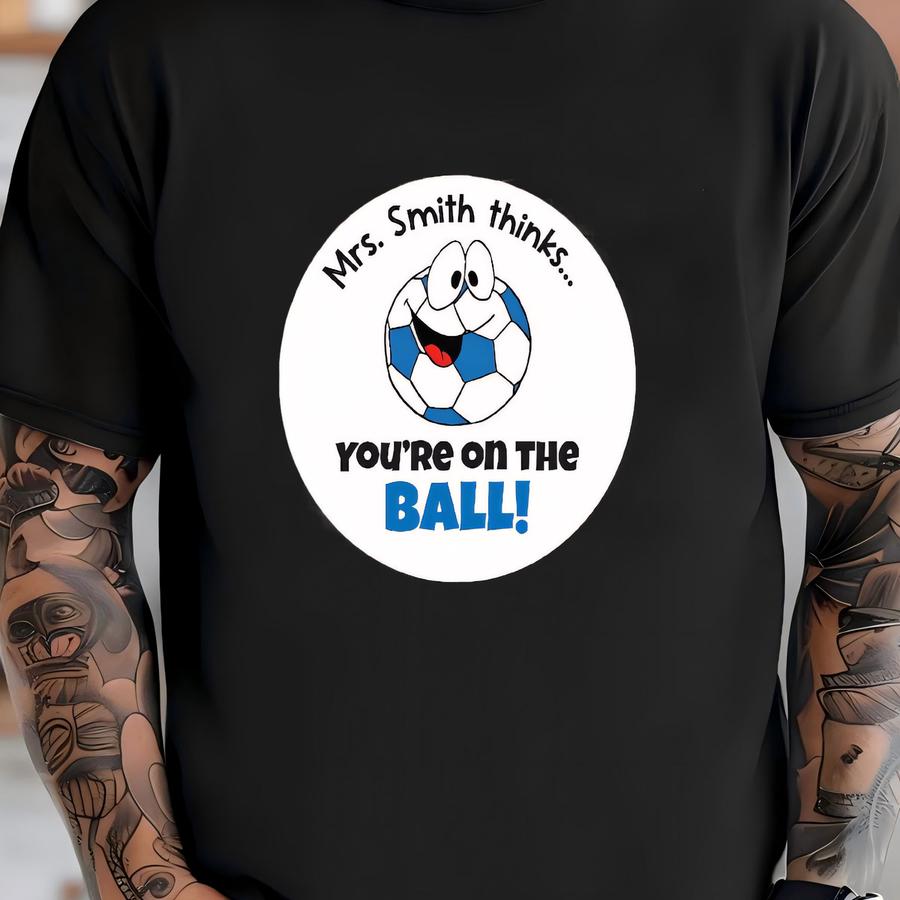 Personalized Teacher Stickers, Sports Stickers, Gym Teacher Gift, Reward Stickers, Teacher Stickers, Male Teacher Gift, Positive Stickers T-shirt