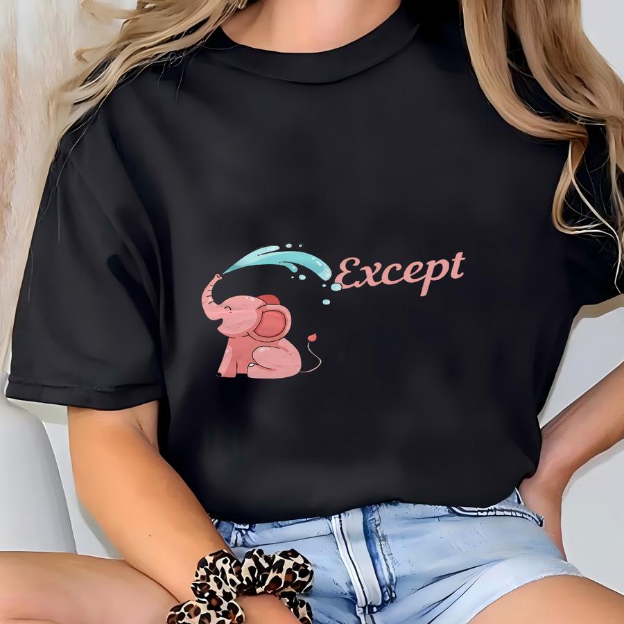 Elephant Gift. Elephant Decor. Elephant Shirt. Elephant Lover Gift. Elephant Lover Shirt. Cute Elephant Hoodie. Gift Elephant Lover #os961 T-shirt