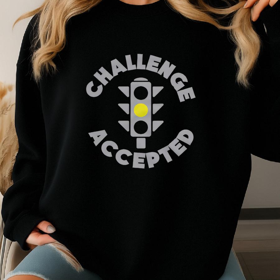 Funny Car Racing Shirt Challenge Accepted Car Race Lover Mechanic Gift Car Collector Shirt Sweatshirt