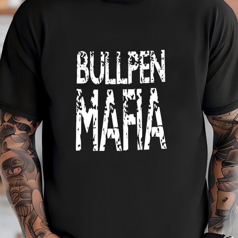 Bullpen Mafia - Custom Made V-neck Hoodie T-shirt