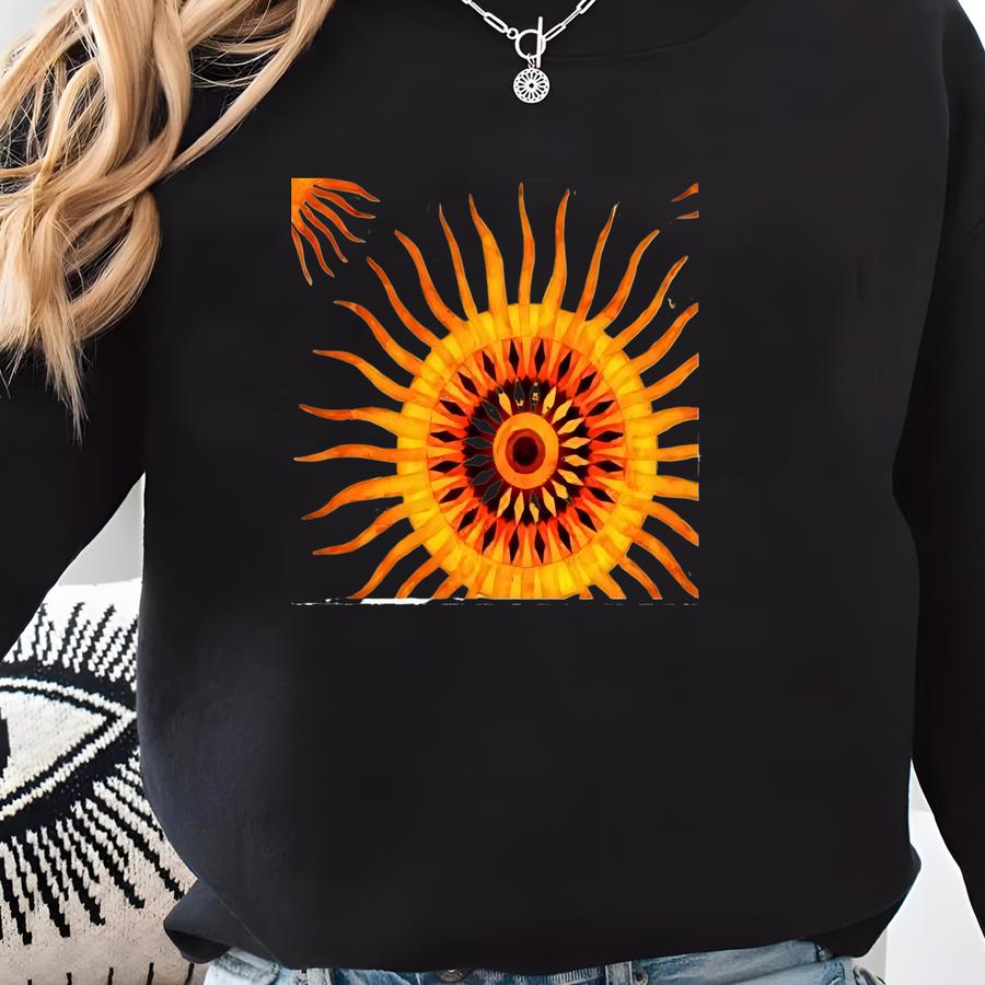 Whimsical Wild West Desert Cactus Tribal Ikat 100% Cotton Fabrics! 7 Styles! Sweatshirt