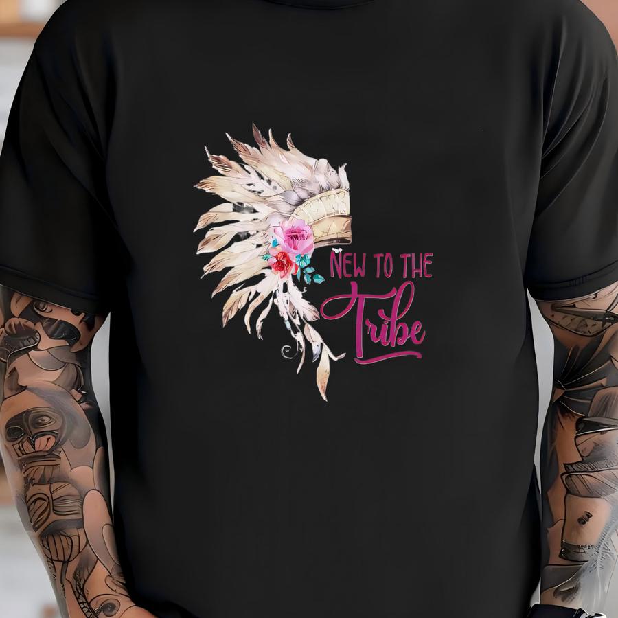 New To The Tribe Bodysuit, Native American Bodysuit, Boho Baby Clothes, Baby Girl Gift, Baby Girl Clothes T-shirt