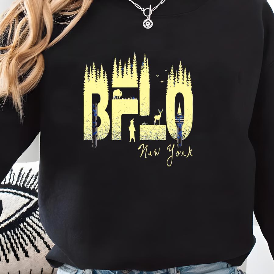 Wilderness Buffalo Adult Unisex T Shirt | Graphic T Shirt | Screen Printed | Premium Tee Shirt Sweatshirt