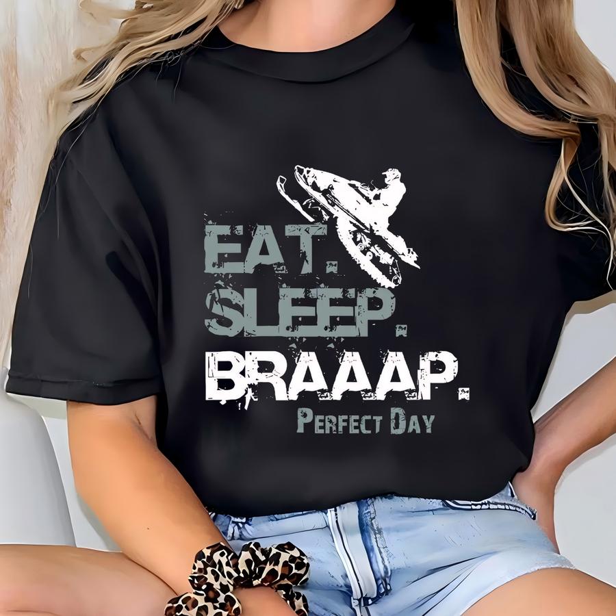 Eat Sp Braaap Snowmobile Sweatshirt: Winter Sports Gift T-shirt